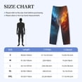 thumbnail image 4 of Sikiie Red And Blue Fire Dragon E Mens Pajama Pants Sleep & Lounge Pants, PJ Bottoms With elastic waistb and Pockets X-Large, 4 of 6
