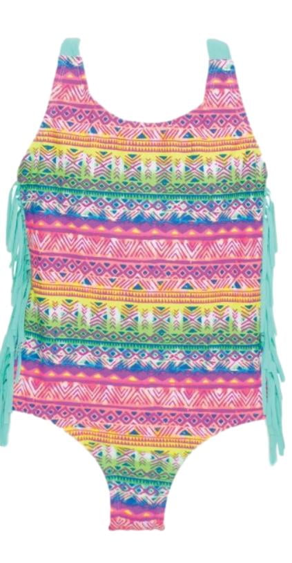 Rivstar Girls Big Tankini Spit Fire Tie Dye 2pc