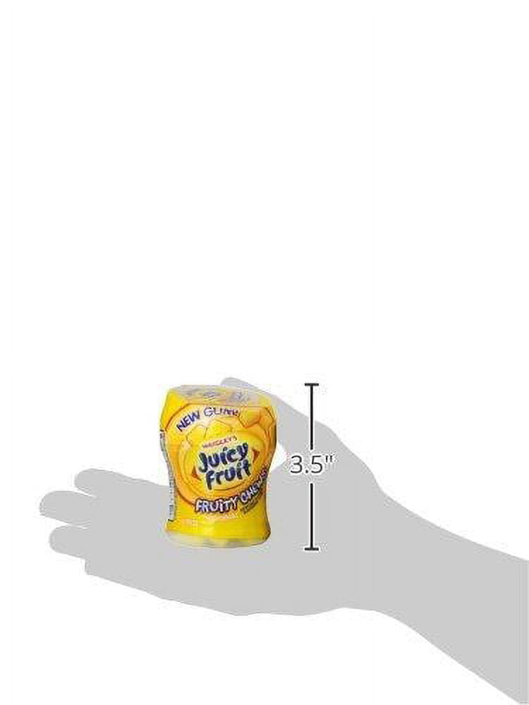 juicy fruit fruity chews original sugarfree gum, 40 piece bottle (4 bottles)