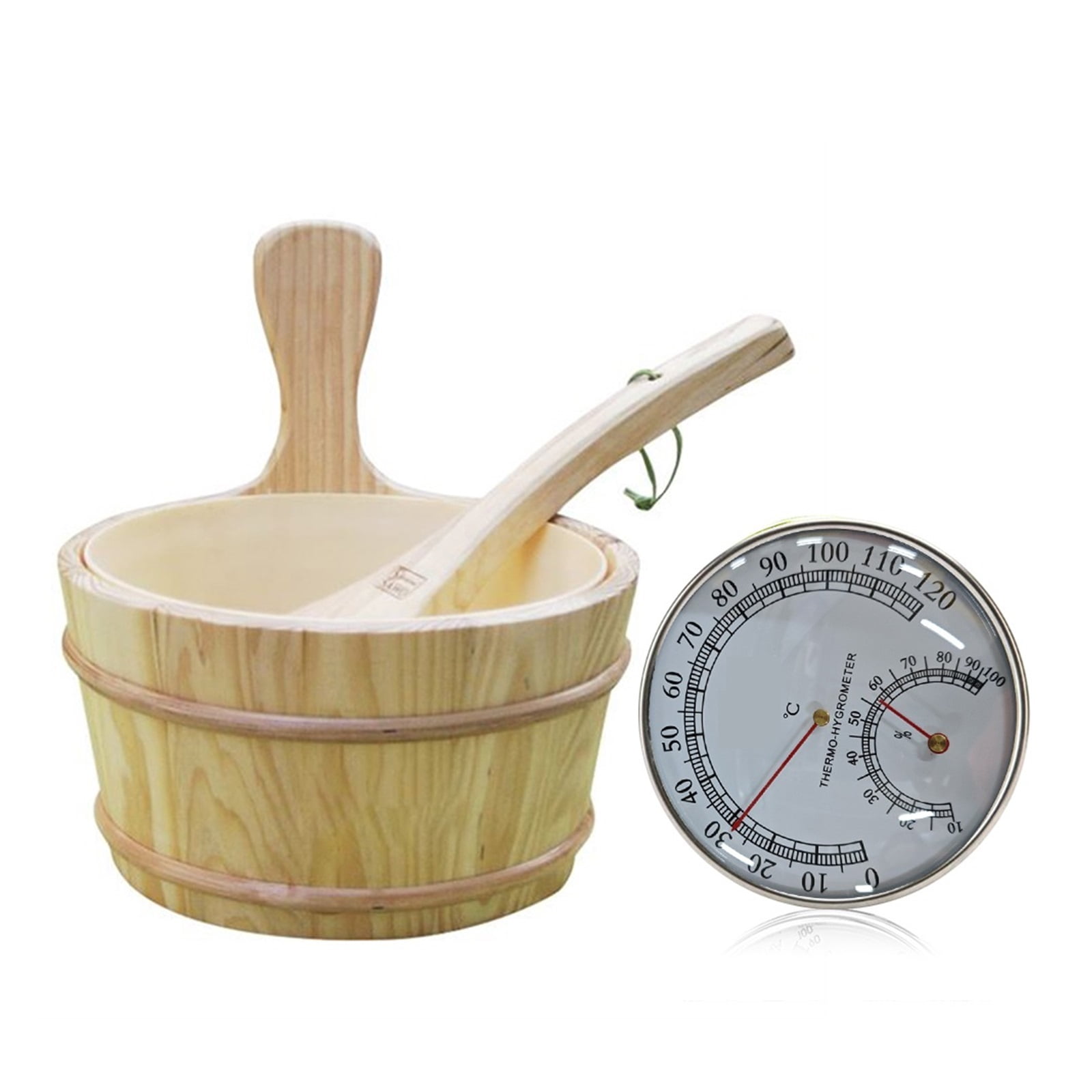 Barometer Hygrometer Thermometer Multiple Pointer Hygrothermograph for Steam Sauna Room ,Fast Response