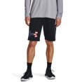 thumbnail image 1 of Pantalones cortos Under Armour Freedom Rival Big Flag Logo en blanco y negro, 1 of 3