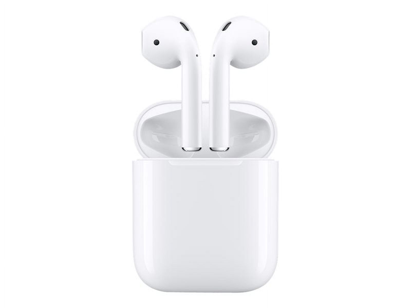 Restored Apple AirPods Bluetooth True Wireless Earbuds with Charging Case, White, VIPRB-MMEF2AM/A (Refurbished) - image 3 of 3