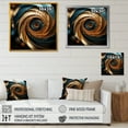 thumbnail image 5 of Designart "Spiraling In The Golden Ratio I" Abstract Spirals Picture Framed Wall Decor, 5 of 5