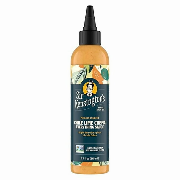 1x Sir Kensington, Chili Lime Crema Everything Sauce, 8.3 Fl Oz