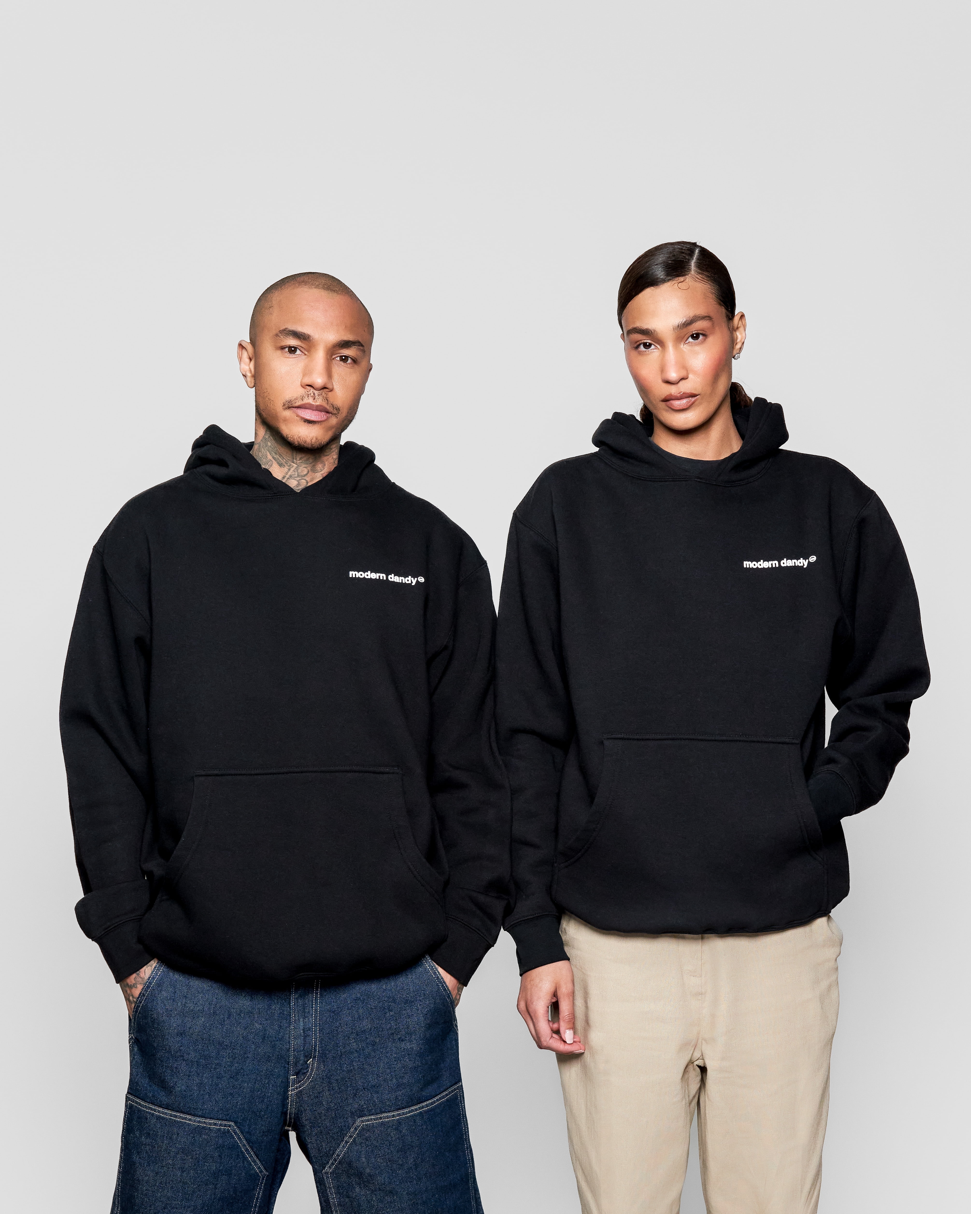 Modern Dandy Sweatshirt Hoodie, Men's Sizes XS-3XL