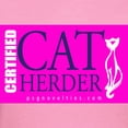 thumbnail image 3 of CafePress - Cat Herder 2 Fusia Web T Shirt - Women's Traditional Fit Dark T-Shirt, 3 of 4