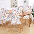 thumbnail image 2 of Yayeee 4 Pack Dining Chair Covers Stretch Parson Chairs Slipcovers Seat Protector, Pastel Easter Pattern, 2 of 6