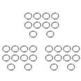 thumbnail image 1 of x 30mm en Acier Inoxydable Cerclage Soudé Rond O Anneaux 30 Pcs, 1 of 8