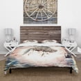thumbnail image 3 of Designart 'Freehand Horse Farmhouse - Animal Duvet Cover Set, 3 of 4