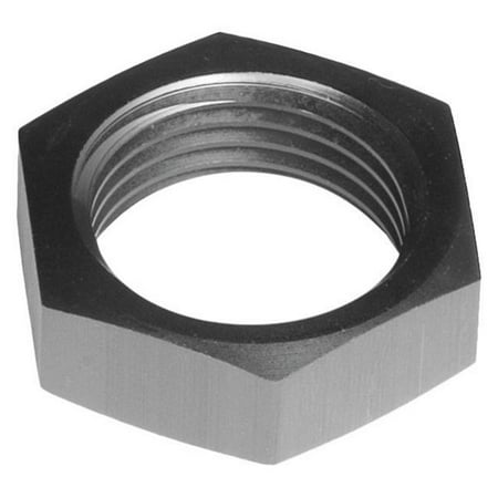 

10AN AN & JIC Aluminum Bulkhead Nut - Black