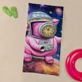 thumbnail image 3 of CafePress - Cute Funny Piggy - Large Beach Towel, Soft 30"x60" Towel with Unique Design, 3 of 3