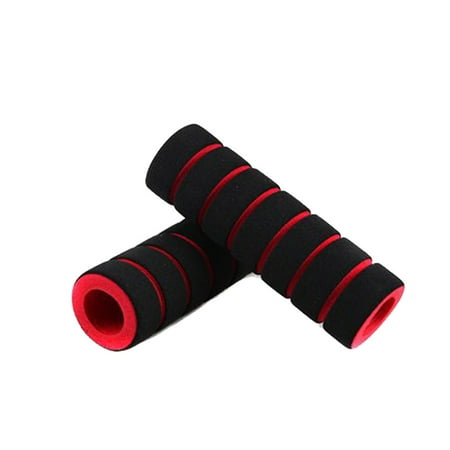 Motorcycle Foam Grips - iLH Hot Sale 1pair Soft Foam Sponge MTB Racing Bicycle Motorcycle Handlebar Grips Non-slip Cover Bike Repair Kit Push Bike Cycle Accessories
