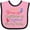 Pink and Black, variant on Inktastic Engineer Like Daddy Boys or Girls Baby Bib
