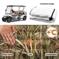 thumbnail image 6 of XYZCANDO Universal Camo Golf Cart Seat Cover - Terry Cloth With 4 Front Pockets - Washable Non-Slip Protector For 2-Seat Golf Carts, 6 of 8