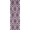 thumbnail image 5 of SAFAVIEH Chatham Graham Geometric Wool Area Rug, Purple/Ivory, 4' x 6', 5 of 10