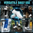 thumbnail image 3 of SPSHOOS Slip Resistant Work Shoes for Men Women Waterproof Oil Resistant Chef Shoes Nurse Shoes Lightweight Comfortable for Chef Restaurant Nurse White, 3 of 10