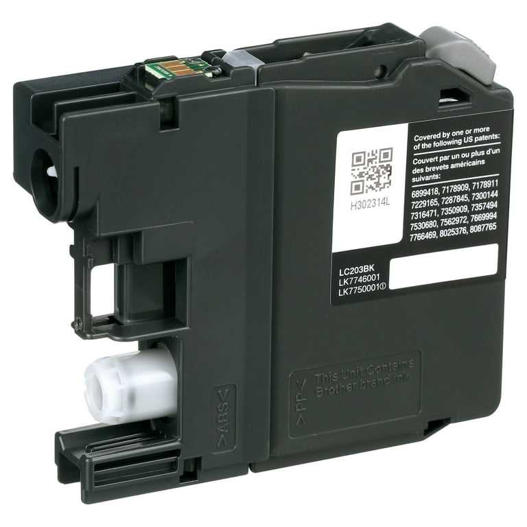 Brother Genuine Standard-yield Black Ink Cartridge, LC203BK
