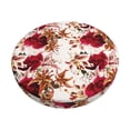thumbnail image 6 of Uemuo Lilies Flowers Pattern Round Bar Stool Seat Covers Washable Stool Cushion Slipcover Elastic Bar Chair Covers-12 inch, 6 of 7