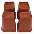 thumbnail image 3 of Furniture Extra Raiser, Non Slip Stackable 4PCS L Shaped Heavy Duty Bed Chair Riser ABS  For Sofa, 3 of 8