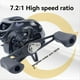 thumbnail image 5 of Carretes de Baitcasting con Relación de Transmisión 7.2/1, Arrastre Máximo de 10 Kg, Ideal para Pesca en Agua Dulce y Salada. Ideal para Principiantes., 5 of 5