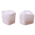 thumbnail image 2 of 20 Pieces Disposable Chef Hat Adjustable Elastic Bakery Pastry Cook Cooking Caps Kitchen Home Restaurant Party Round, 2 of 9