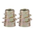 thumbnail image 2 of 50pcs muebles de aleación Hex Drive Unhead tuerca roscada para inserto de madera (5*10mm), 2 of 8