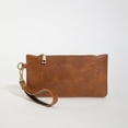 thumbnail image 4 of Bolso tipo cartera retro para mujer, conjunto informal, bandolera, bolso de viaje (marrón), 4 of 9