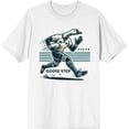 thumbnail image 3 of Rugby Goose Step Adult White Crew Neck Short Sleeve Tee-XL, 3 of 4