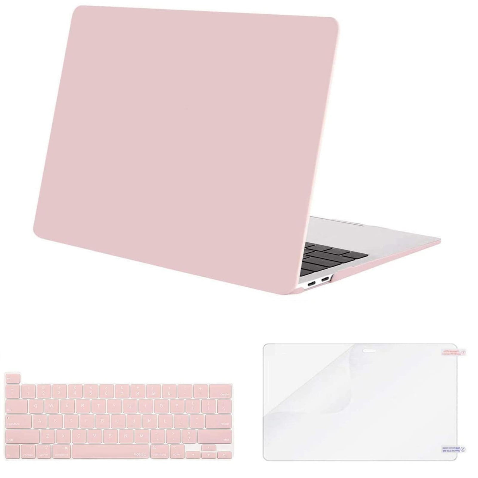 For MacBook 13in 2020 Release A2251 A2289 Screen Protector Keyboard Cover Cases Accessories Set，Anti-Glare, Matte, Anti-Fingerprint, Anti-Scratch Walmart.com