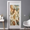 thumbnail image 2 of Floral Window Privacy Film, Modern Abstract Art Farmhouse Static Cling UV Sun Blocking Heat Control Window Tint Day and Night, Non-Adhesive Reusable One Way Windows Privacy Cover 35.4''x78.7'', 2 of 7