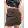 thumbnail image 2 of 3 Pack Women Skinny Belt Leopard Print Belt Chic Belts for Jeans Pants Fashion Solid Color with Gold Buckle, 2 of 10