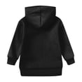 thumbnail image 4 of TQWQT Girls Oversized Black Hoodie Size 10-12 Plain Pullover Hoodies Hooded Long Sleeve Basic Kids Preppy Clothes Cute Hoodies 3-4 Years, 4 of 4