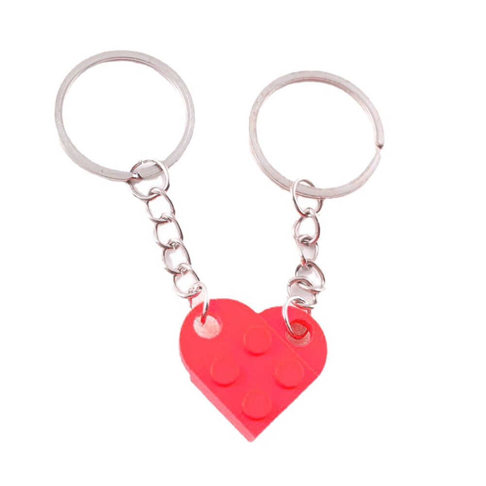 Lego discount heart keyring
