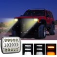 thumbnail image 1 of Camión Impermeable Led Faro Con Señal De Giro Luz De Conducción，7 En 7X6 5X7 Moyic VI011454-00, 1 of 6