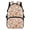 Corgi Pattern, variant on Adjustable Strap Backpack for School Work, Polyester Fabric Smooth Zipper School Bag, Rainbow Ocean