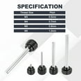 thumbnail image 4 of Uxcell Knurled Clamping Knobs Handle Thumb Screws Bolt Knobs Male Thread Head for Electronics Automotive Furniture Assembly Wood Working DIY Projects M6 x 45 mm x 18 mm, 4 of 6