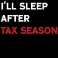 thumbnail image 3 of CafePress - I'll Sleep After Tax Season Men's Dark Pajamas - Men's Dark Loose Fit Cotton Pajama Set, 3 of 4