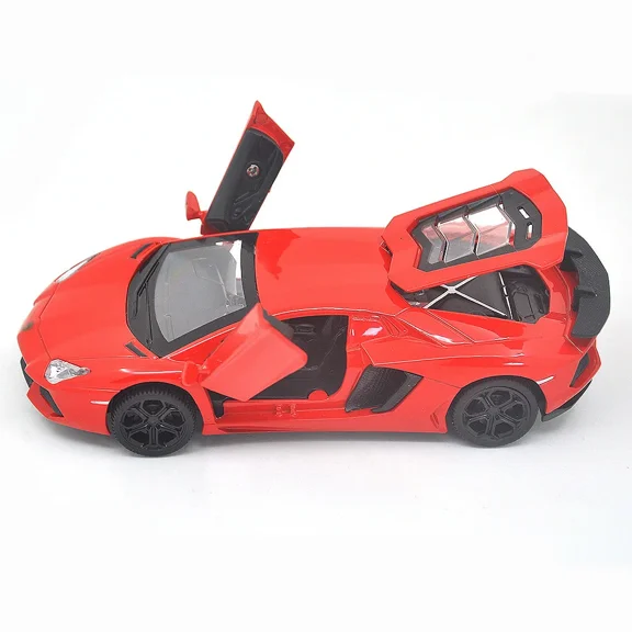 1: 32 Lamborghini LP740 alloy car model, die cast metal toy car simulation series, sound and light children's birthday gift