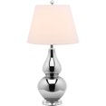 thumbnail image 5 of SAFAVIEH Cybil 26 in. Modern Glass Table Lamp with Off-White Cotton Shade, Set of 2, 5 of 10
