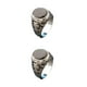 thumbnail image 1 of Sonducket Anillo de encanto para hombre, accesorios de suministro de joyería de aleación de moda con personalidad, anillos de apertura, barras Tipo 1 2piezas, 1 of 6
