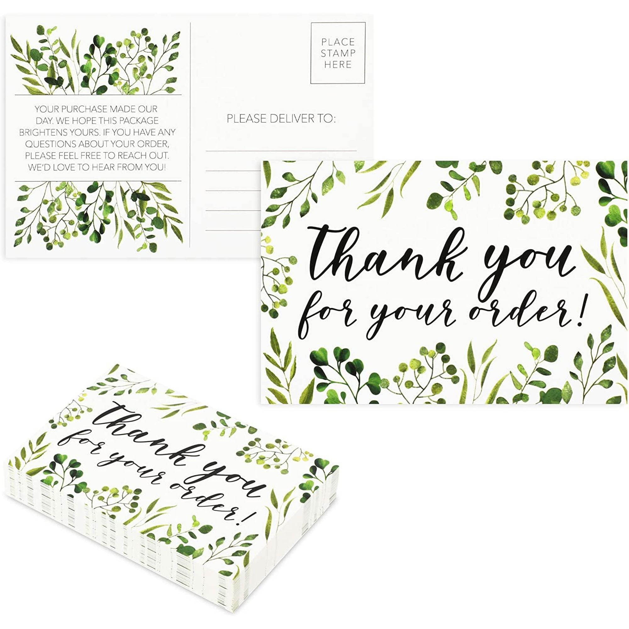 48 Count Thank You For Your Order Cards For Small Business Purchase Blank Postcards 4 X 6 Walmart Com Walmart Com 48 Count Thank You For Your Order Cards For Small Business Purchase Blank Postcards 4 X 6 Walmart Com Walmart Com