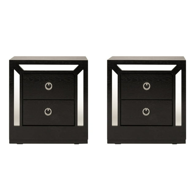 Set de 2 Buros Emilia Chocolate - Kessa Muebles