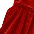 thumbnail image 4 of YABCSAZ Halloween Velvet Cloak Medieval Hooded Cape Full-Length Renaissance Costume Cape for Women Witch Little Red Riding Hood Cape with Drawstring Neck 100% Polyester S/M/L/XL 150-180cm, Wine, 4 of 7