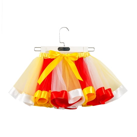 

AIMAOMI Girls Kids Tutu Party Dance Ballet Toddler Baby Costume Skirt+Bow Hairpin Set H