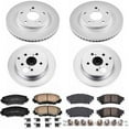 thumbnail image 2 of PowerStop Front and Rear Geomet Coated Brake Rotor and Pad Kit Fits: TOYOTA Select Models CRK6763, 2 of 5