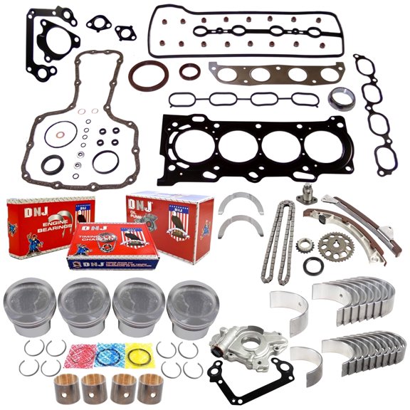 DNJ EK948M Master Engine Rebuild Kit Fits Cars & Trucks 2000-2008 Chevrolet Pontiac Toyota Celica Corolla Matrix MR2 Spyder Prizm Vibe 1.8L DOHC L4 16V 110cid 1794cc 1ZZFE VIN 8