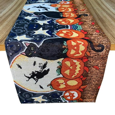 

Halloween Table Runner Home Table Decoration Cloth 11.81X70.86 Inches