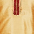 thumbnail image 6 of SKAVIJ Men's Kurta Pajama and Scarf 3-Piece Set Wedding Party Dress Gold XL, 6 of 6