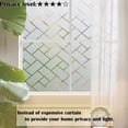 thumbnail image 5 of TuseyRxln Static Window Film Self adhesive Window Film Blackout Film Anti Peek Window Film Frosted Kitchen Office Bathroom 45 x 200CM, 5 of 5