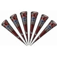 thumbnail image 1 of 6 Fresh Quality Dark Brown Natural Henna Mehndi Cones Temperory Tattoos, 1 of 1